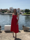 VESTIDO CARMESÍ