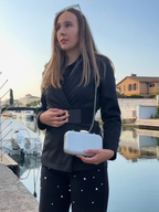 CLUTCH DESTELLO PLATEADO