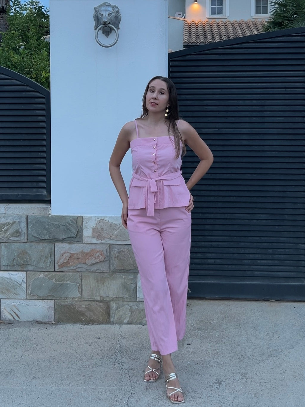 CONJUNTO BRUMA DORADA ROSA