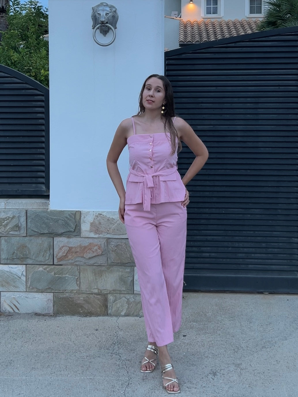 CONJUNTO BRUMA DORADA ROSA
