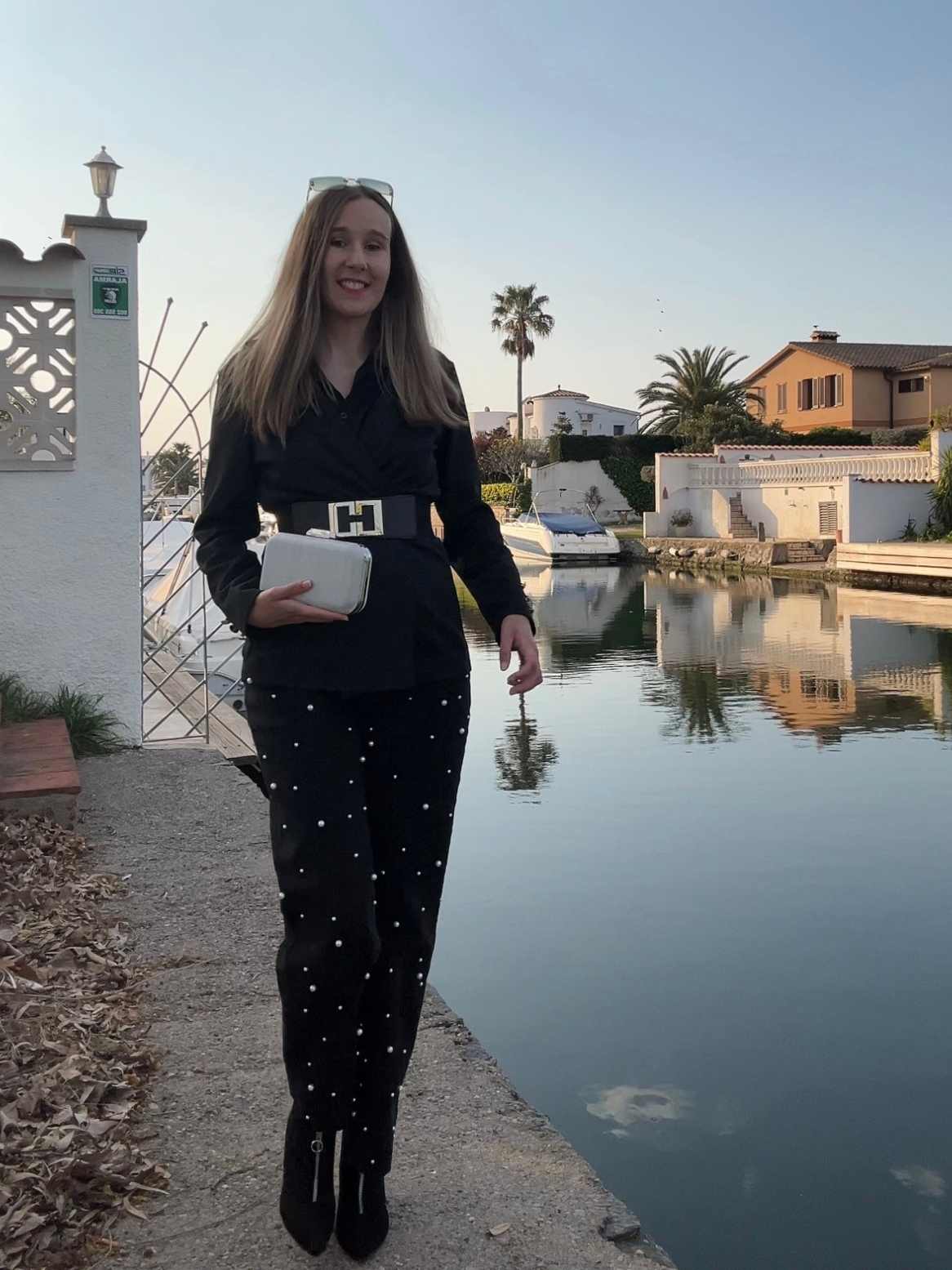 CLUTCH DESTELLO PLATEADO