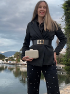 CLUTCH DESTELLO DORADO