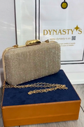 CLUTCH DESTELLO DORADO