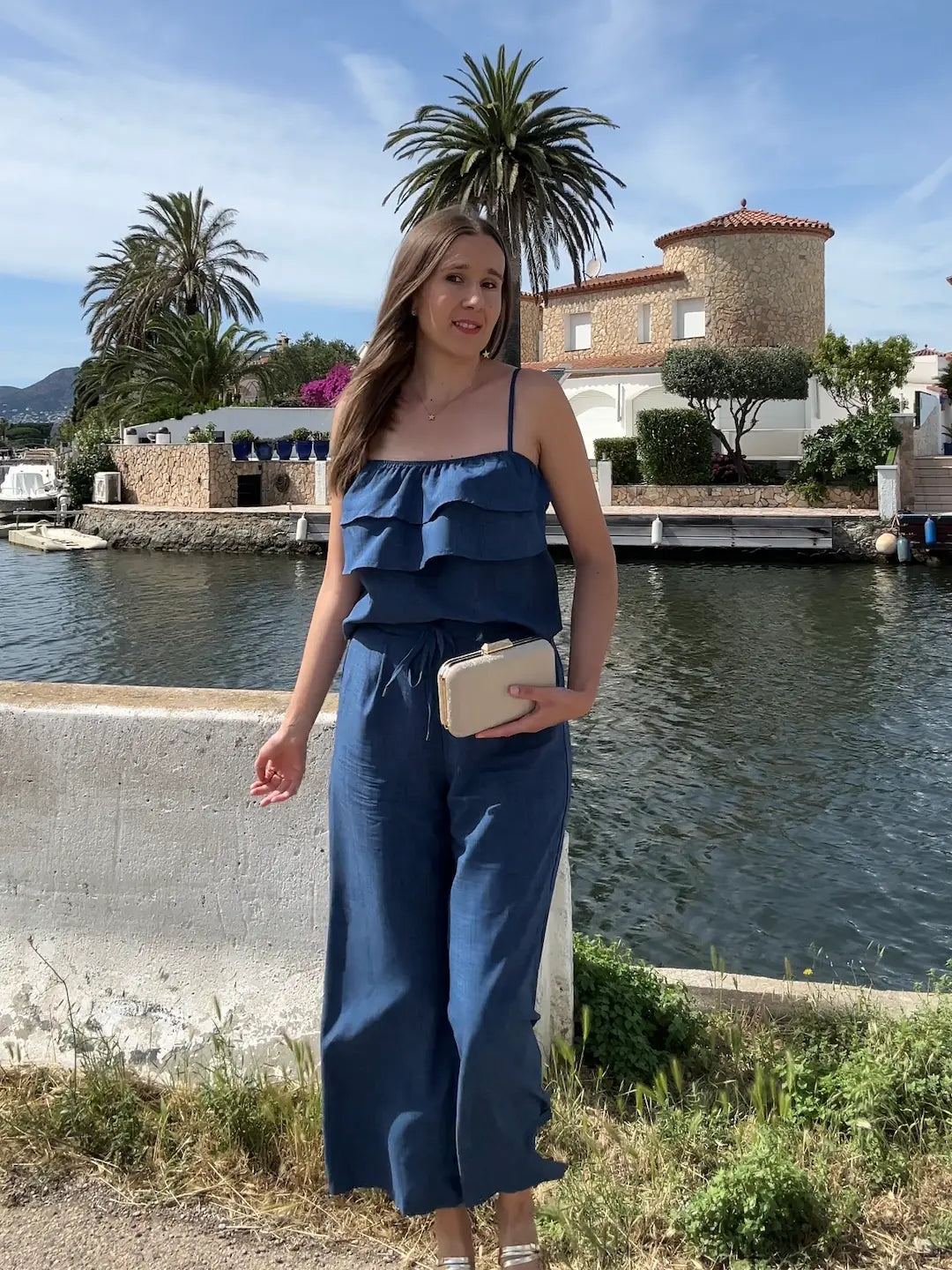 CLUTCH DESTELLO DORADO
