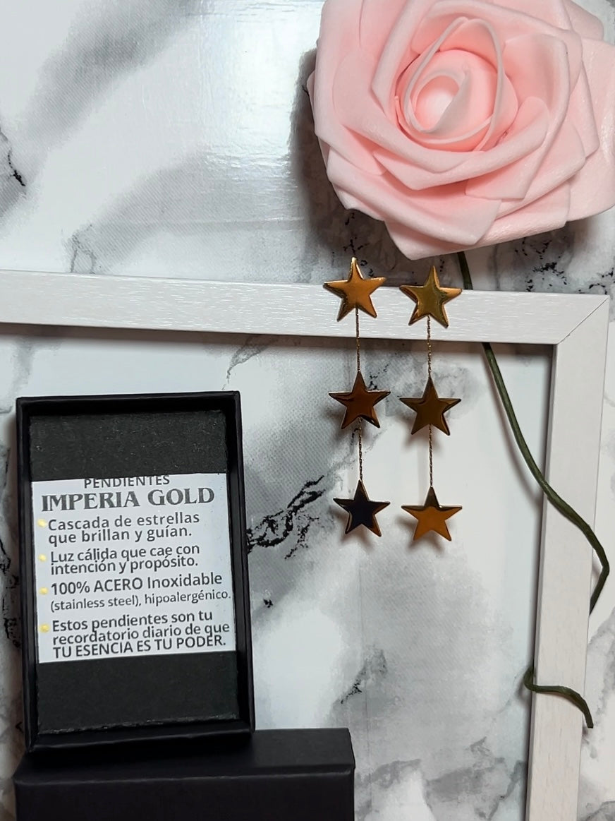 PENDIENTES IMPERIA GOLD