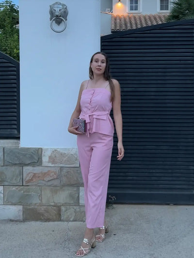 CONJUNTO BRUMA DORADA ROSA