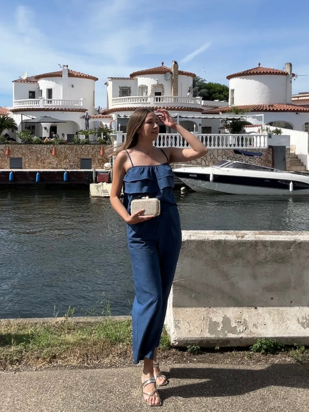 CLUTCH DESTELLO DORADO