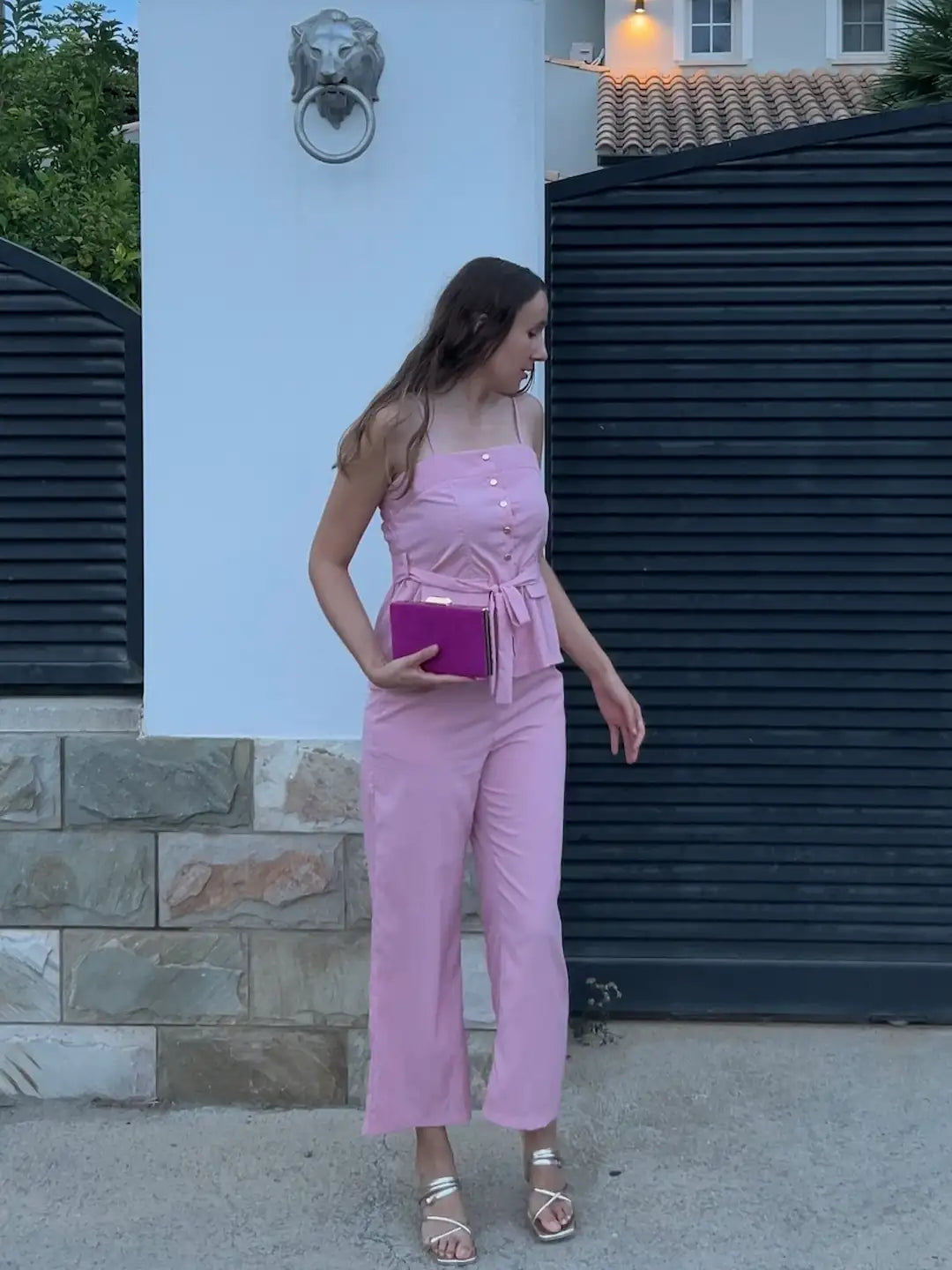 CONJUNTO BRUMA DORADA ROSA