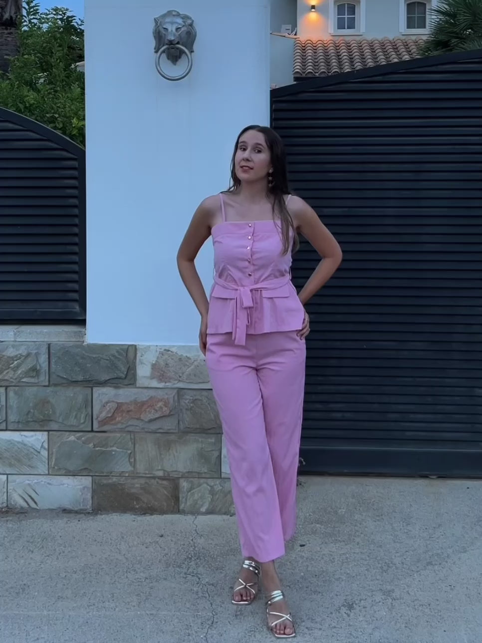 CONJUNTO BRUMA DORADA ROSA
