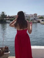 VESTIDO CARMESÍ